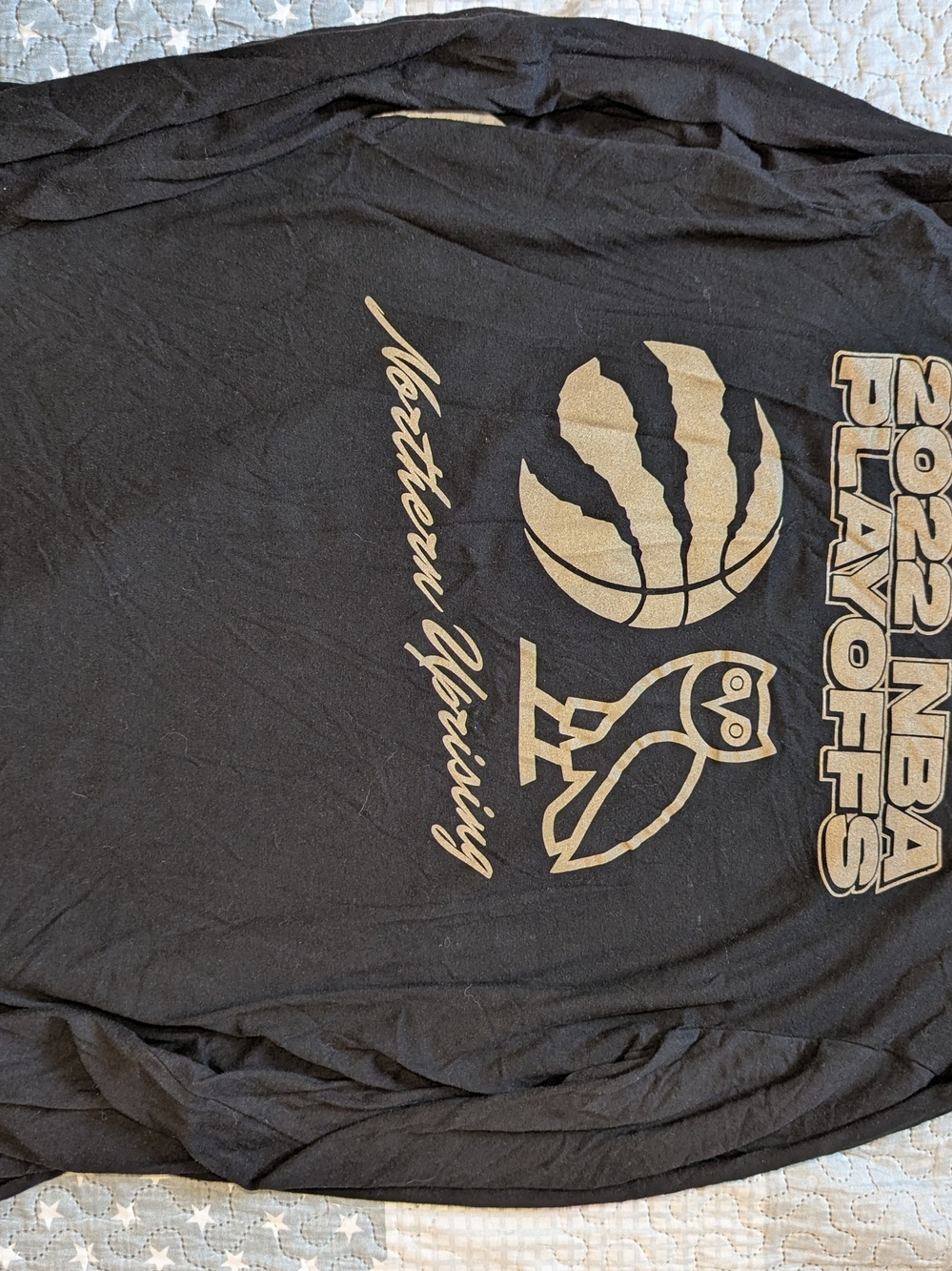OVO 2022 NBA Finals Raptors T Shirt L Size Drake